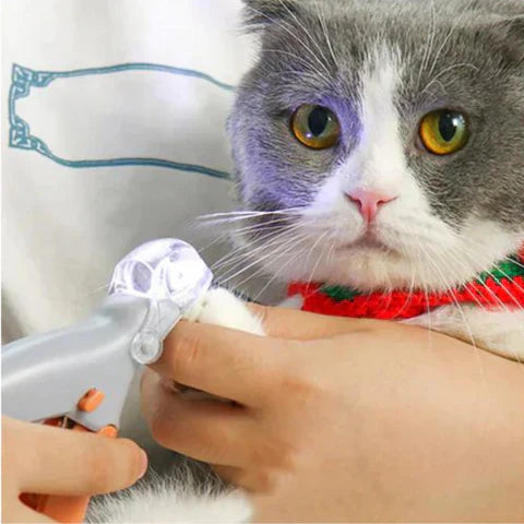 Cortador de Uñas para Mascotas con Luz LED - PetClip